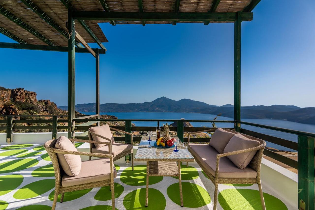 Вилла Melisses Sea View House Plaka  Экстерьер фото