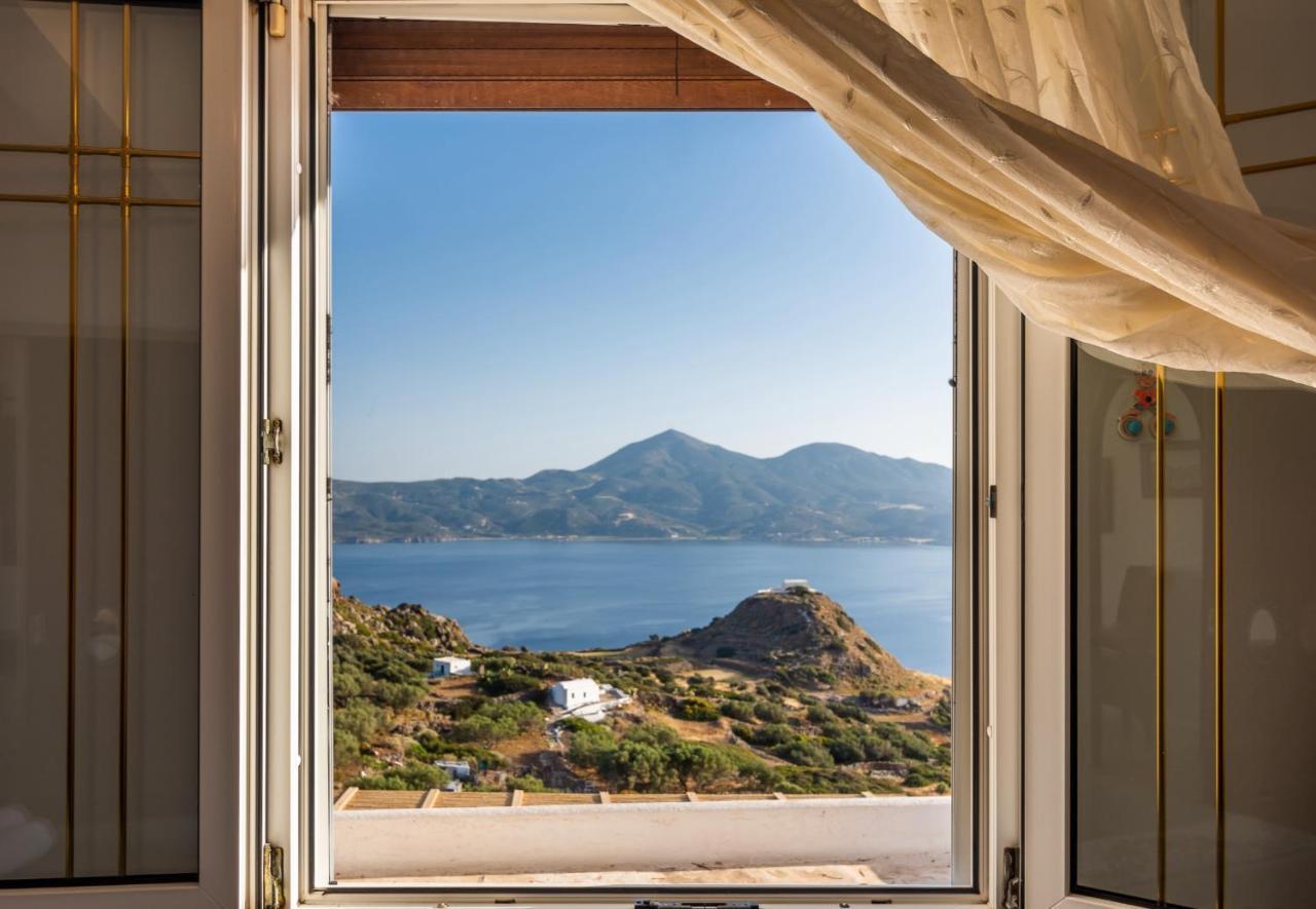 Вилла Melisses Sea View House Plaka  Экстерьер фото