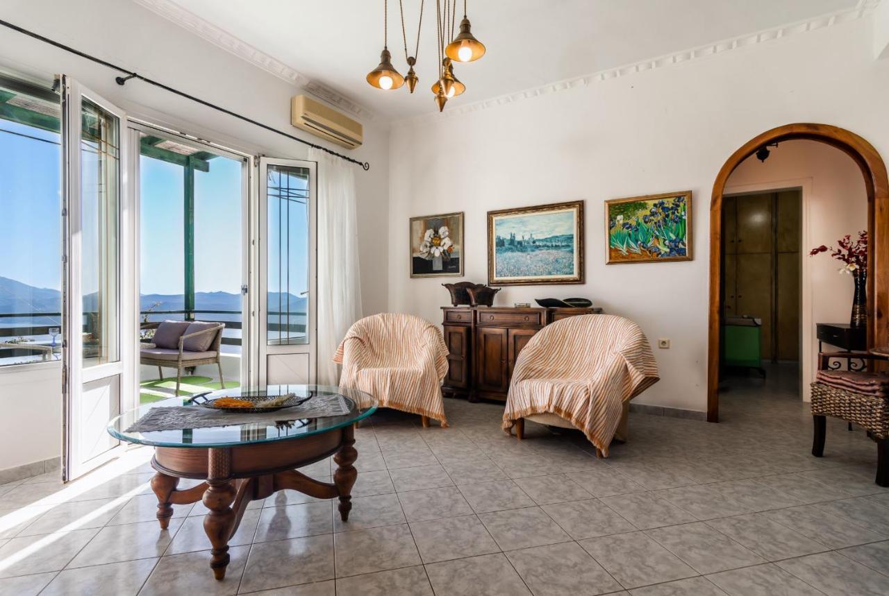 Вилла Melisses Sea View House Plaka  Экстерьер фото